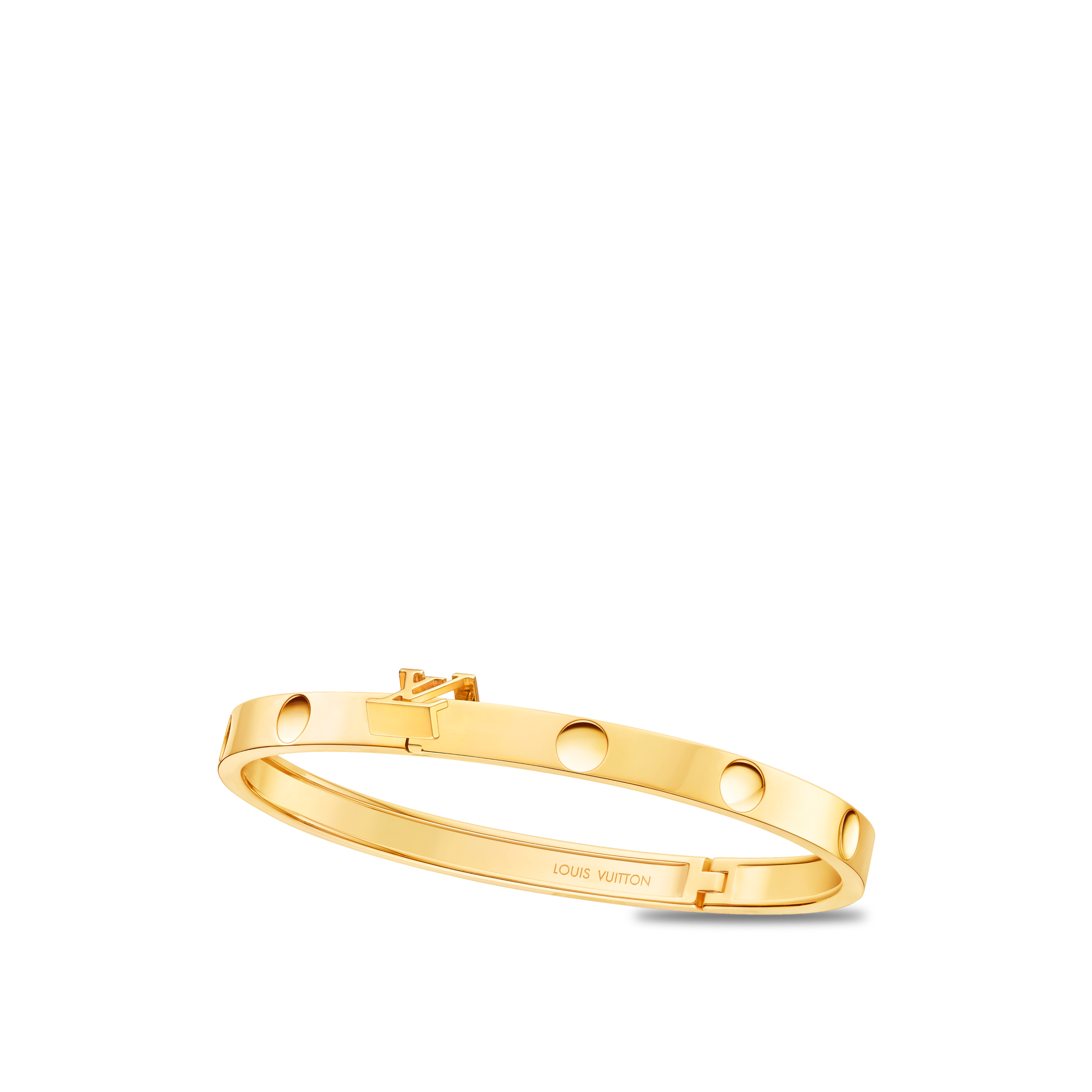 LOUIS VUITTON ゴールドバングル Empreinte Medium Bangle, Yellow Gold - Les Extraordinaires